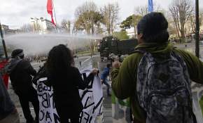 Manifestación a favor de mapuches dejó una veintena de detenidos en Concepción [FOTOS]