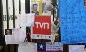 Fotos: Penquistas entregaron sus condolencias en TVN Red Bío Bío