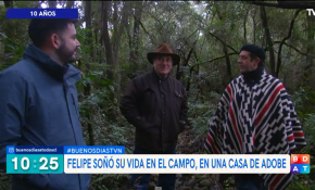 ‘Buenos días a todos’ mostró el campo de Felipe Camiroaga en el sur: "Quería un lugar para envejecer"